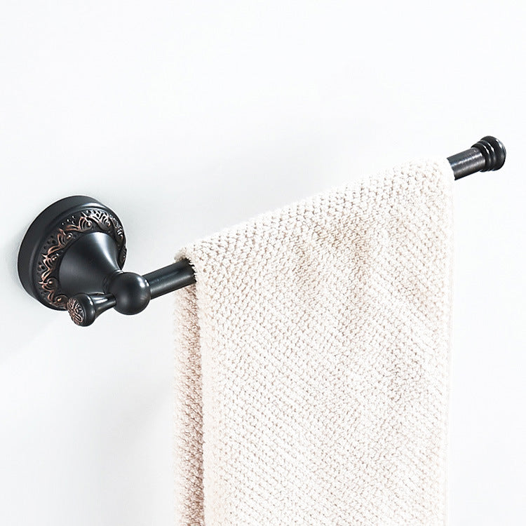 Oil Rubbed Bronze Bathroom Towel Rack Brass Wall Mount Modern Single Towel  Bar